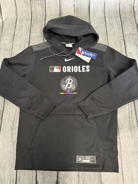NWT Nike Baltimore Orioles Authentic Collection City Connect Therma Hoodie Mediu